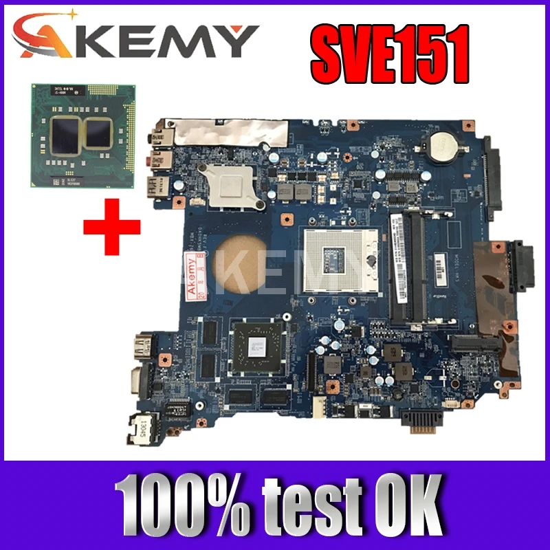 

Материнская плата Akemy для ноутбука Sony SVE151 MBX-269 DA0HK5MB6F0 REV : F A1876097A, материнская плата HM76 DDR3