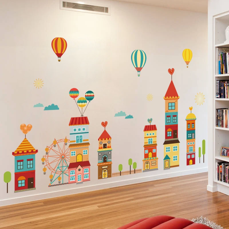 

Animal World Map Vinyl Wall Stickers Kids Room Decor Aesthetic Peel and Stick Self Adhesive Decal Kids Room Poster Art