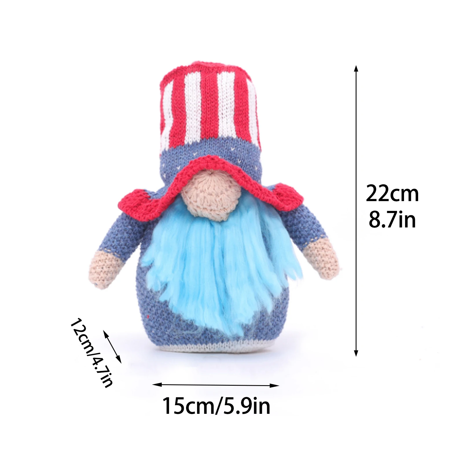 

Veterans Day American Gnome President Election Decoration Couple Patriotic Tomte 4th of July Elf Scandinavian Ornaments