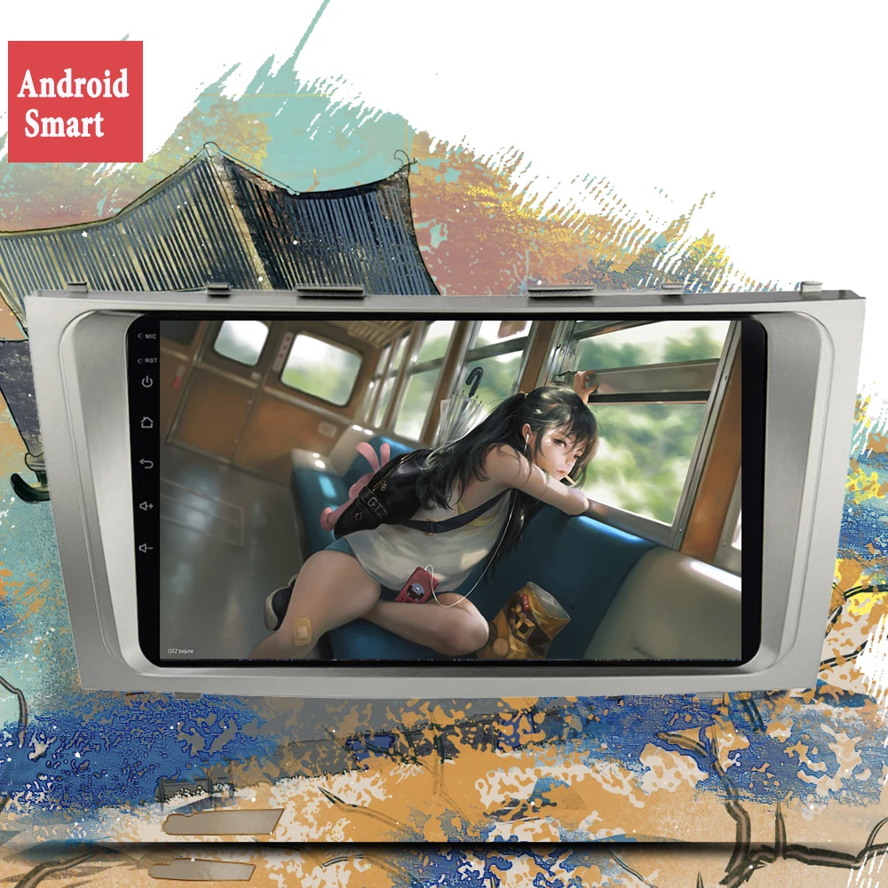 

Автомобильный мультимедийный плеер 2 din Android 12,0, Автомагнитола для Toyota camry 2007, 2008, 2009-2011 с навигацией, автомобильное стерео головное устройство