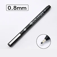 0.8mm Большой/средний/маленький китайский ручка для каллиграфического письма косметический карандаш Карандаш для рисования ручка-кисть для каллиграфии Канцтовары Школьные наборы для рисования - Цвет: 0.8mm