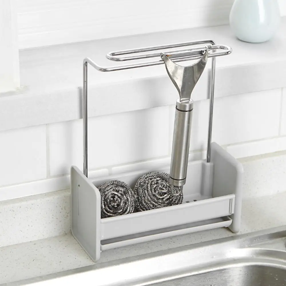Бытовая кухонная стойка для губки U образная чистки раковины щетки мыла стеллаж