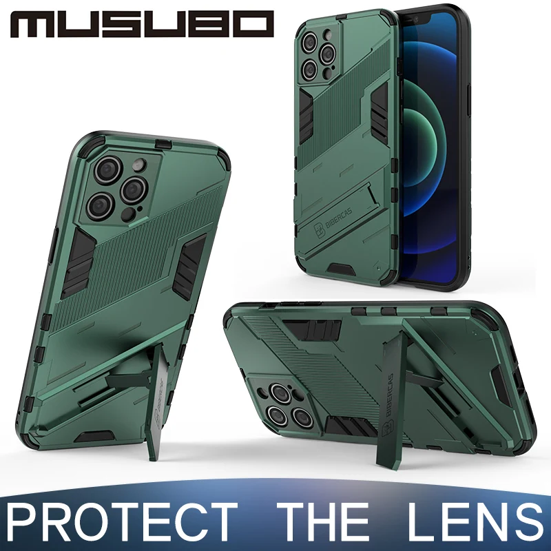 Противоударный чехол Musubo для iPhone 12 Pro 11 Max X XR XS MAX 7 8 PLUS прозрачный | Мобильные