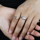 Кольцо North Star CZ золотистого цвета, женское модное кольцо, кольцо на полный палец, женское свадебное элегантное круглое кольцо с Луной и звездой, ювелирное изделие