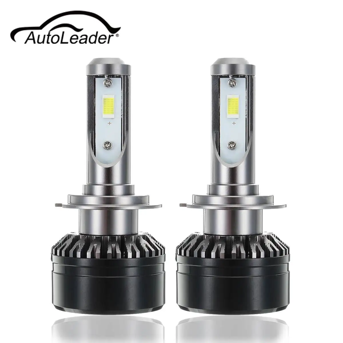 

AUTOLEADER Waterproof Universal S5 Car Headlight LED Bulb High Low Beam 60W H7 H8/H11 5000LM Fog Lamps N15-CSP Headlamp DC12-24V
