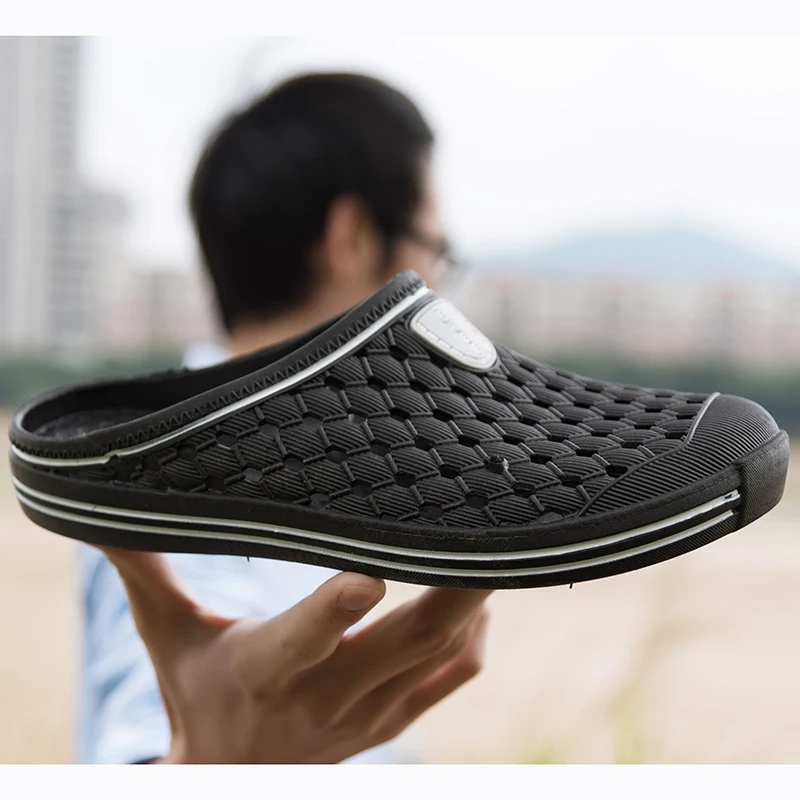 Мужские Пляжные шлепанцы для сада и пляжа Классические сандалии плавания обувь с