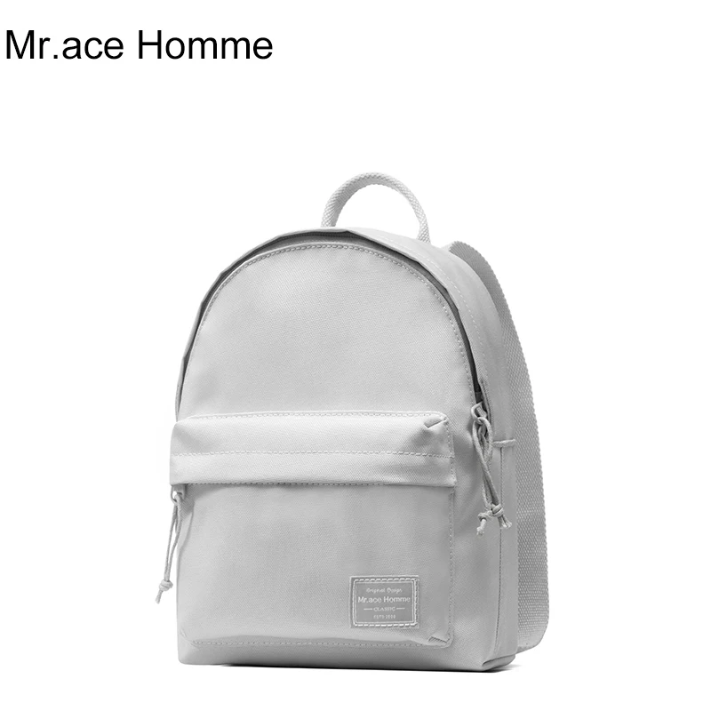 

Brand White Mini Backpack Women School Bag For Girll Waterproof Small College Bag Students Bagback