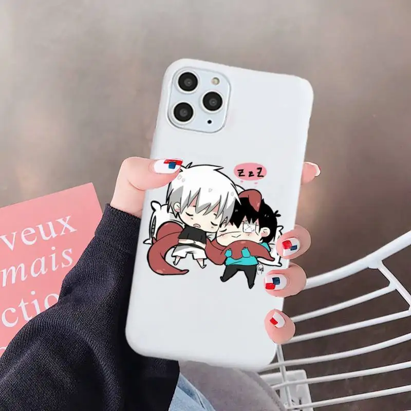 

Japan anime Tokyo Ghoul Phone Case Candy Color for iPhone 6 7 8 11 12 s mini pro X XS XR MAX Plus