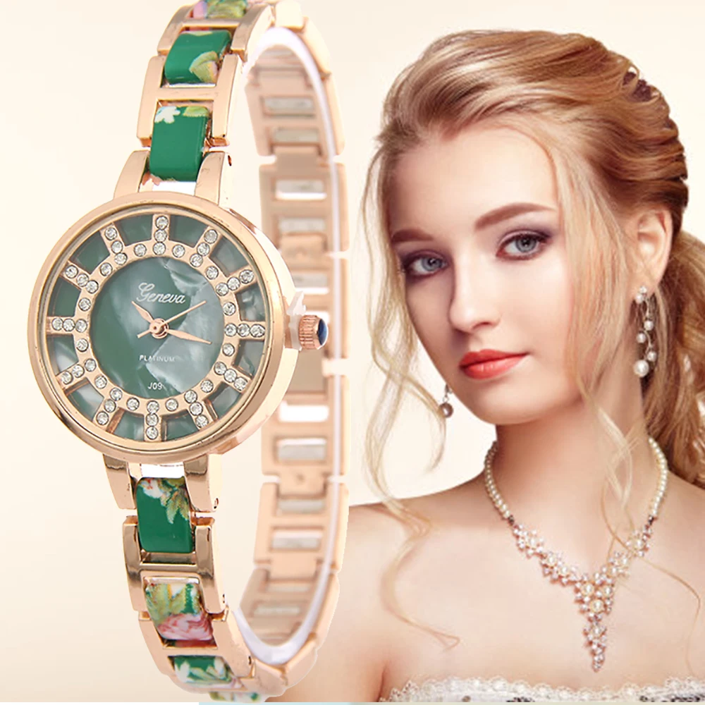 Часы женские кварцевые из легированной стали со стразами|Женские наручные часы| |