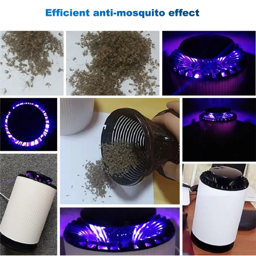 Светодиодная УФ-лампа для уничтожения комаров мощностью 7 Вт светильник ильник