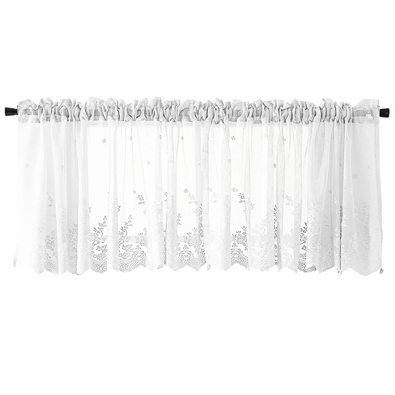 Фатиновые занавески для кафе горячая Распродажа Valance кружевные кухни