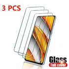Закаленное стекло для Xiaomi Poco X3 NFC F2 Pro F3 M3, 3 шт.