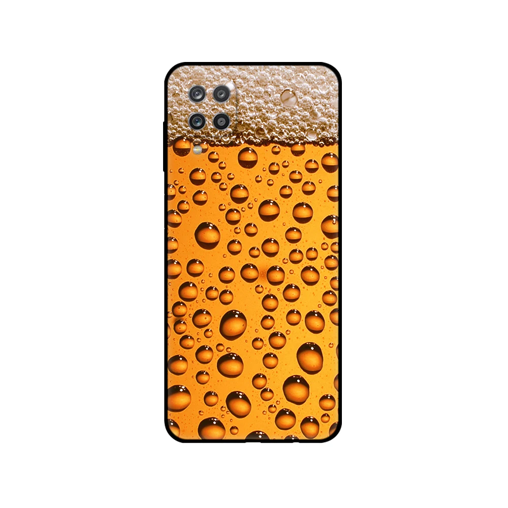 For Samsung A12 Case 6.5 inch Phone Cover For Samsung Galaxy A12 SM-A125F a125 Bumper black tpu case russian cut funny design
