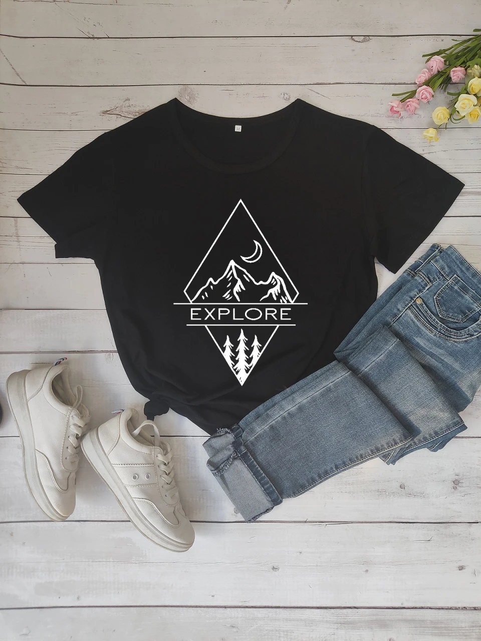 Исследуйте алмаз футболка мир путешественника рубашки ведро СПИСОК подарок