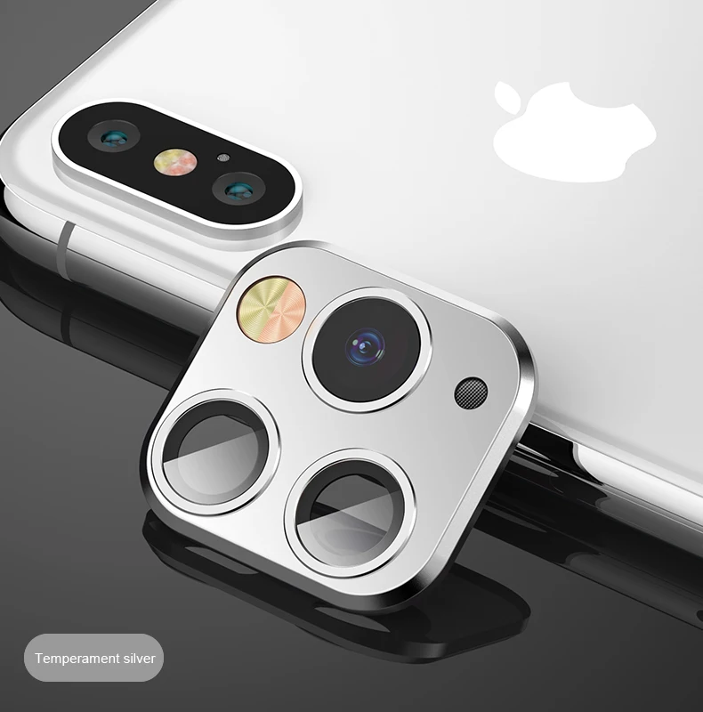 Сменный Чехол для iPhone 11 Pro Max, роскошное металлическое защитное кольцо для объектива камеры для iPhone X XS MAX, Защитная пленка для камеры