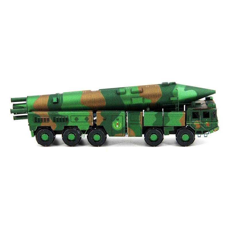 

Dongfeng missile -color 3D Metal Kits Model Puzzle DIY Collection Birthday Gift Jigsaw Kids Adult Manual Car Articles Toys Model