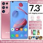 Смартфон S21 Ultra, 7,3 дюйма, 1440x3040, 6800 мАч, Android 10