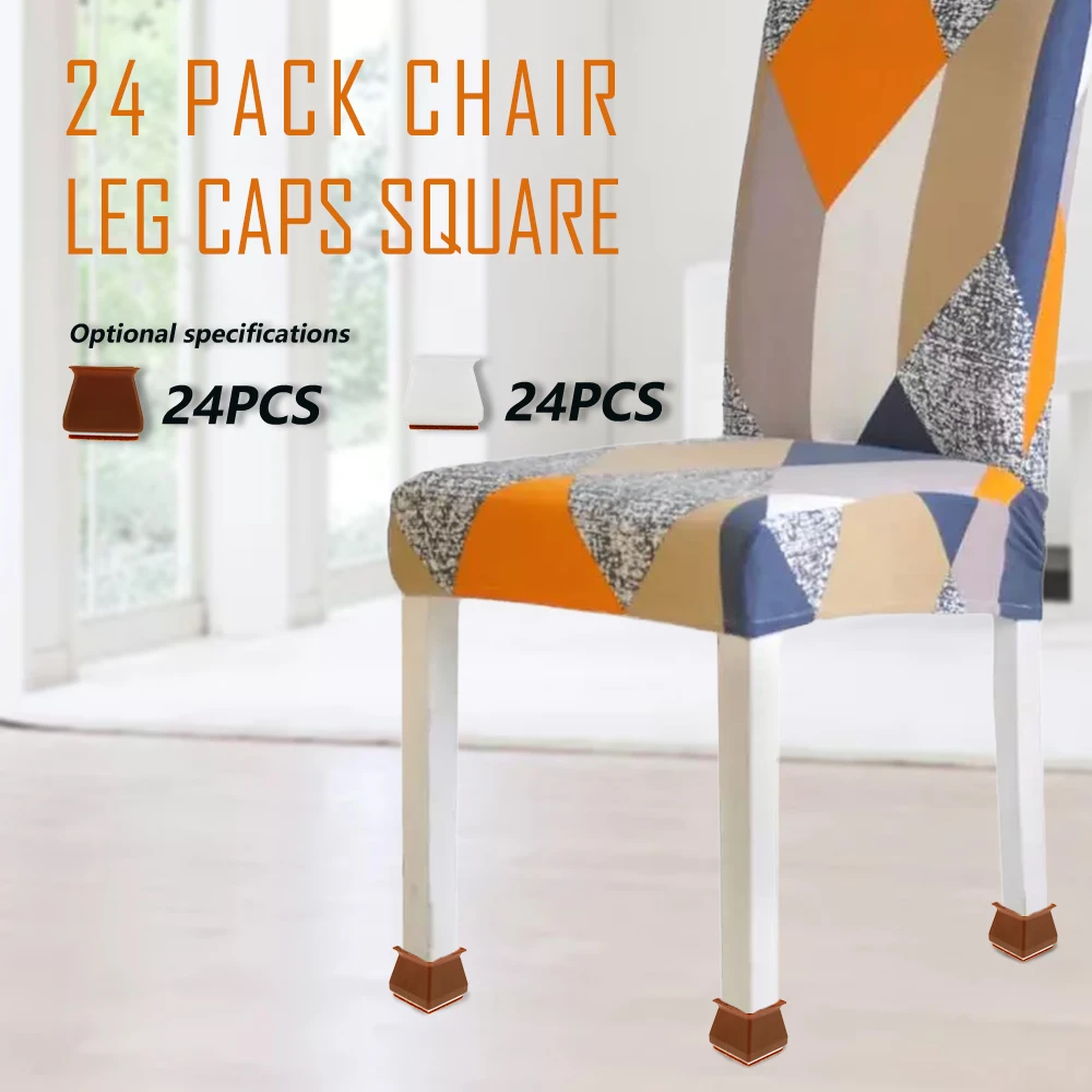 

24 шт., силиконовые Нескользящие защитные накладки на ножки стола