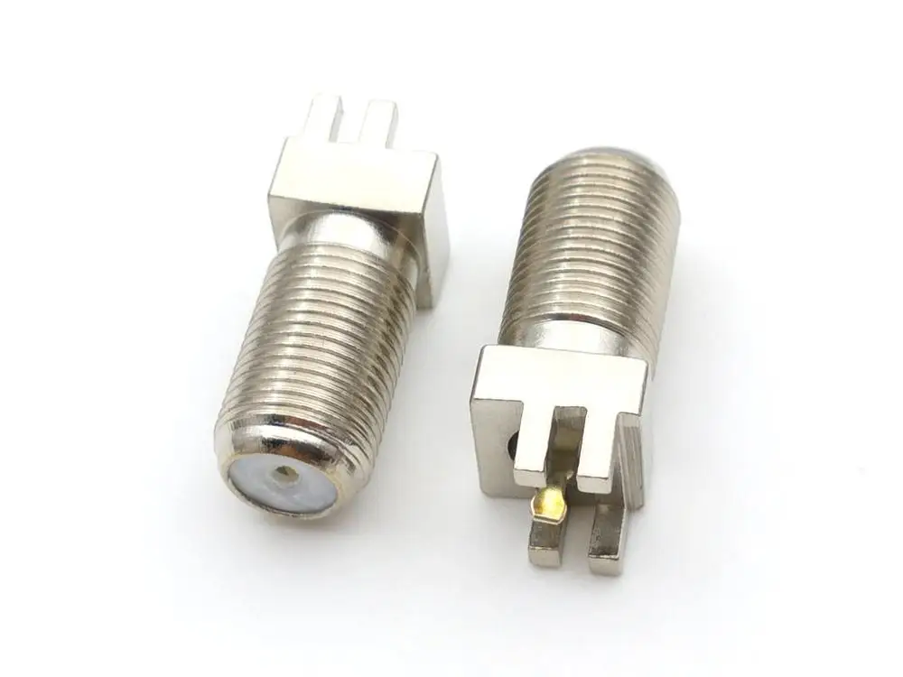 100 шт. Латунный разъем F гнездовой для пайки кромка 1 6 мм зажим монтажа печатной