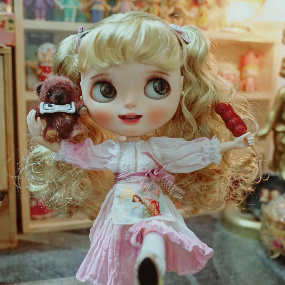 Кукла Blyth NBL 1/6 BJD с индивидуальным лицом большими глазами шарнирная кукла со