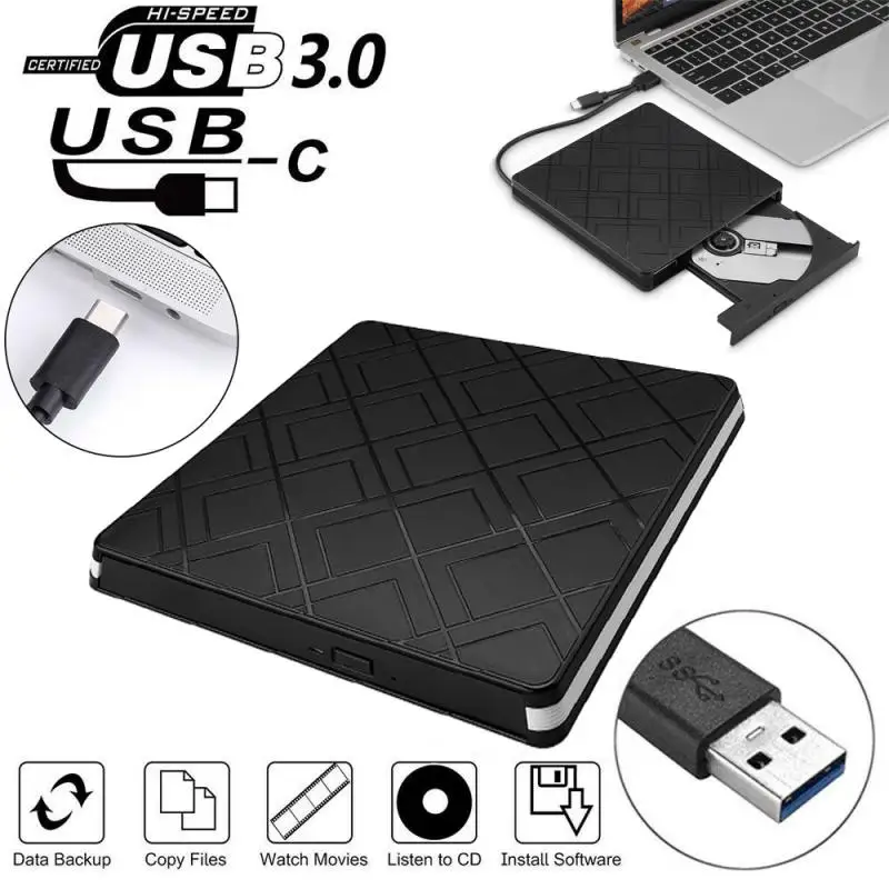 Ноутбук HP внешний USB 3 0 Высокоскоростная передача Type-c двойной интерфейс DVD RW