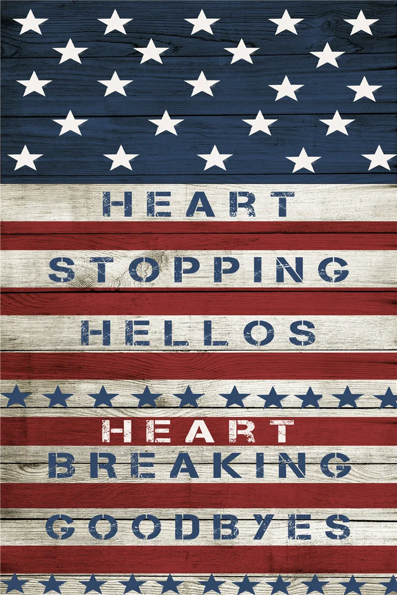 

Metal Plate Decorative Posters Vintage Wall Posters American Flag Sign Bathroom Decor Movie Poster Decoration for Home Garden