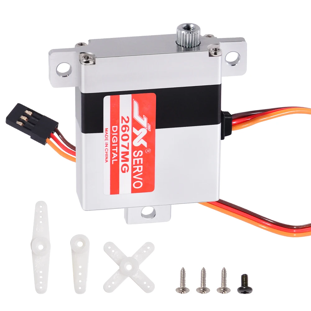 JX Servo PDI 2607MG 7 2 кг 0 13 сек 6 в цифровой металлический алюминиевый чехол сервопривод