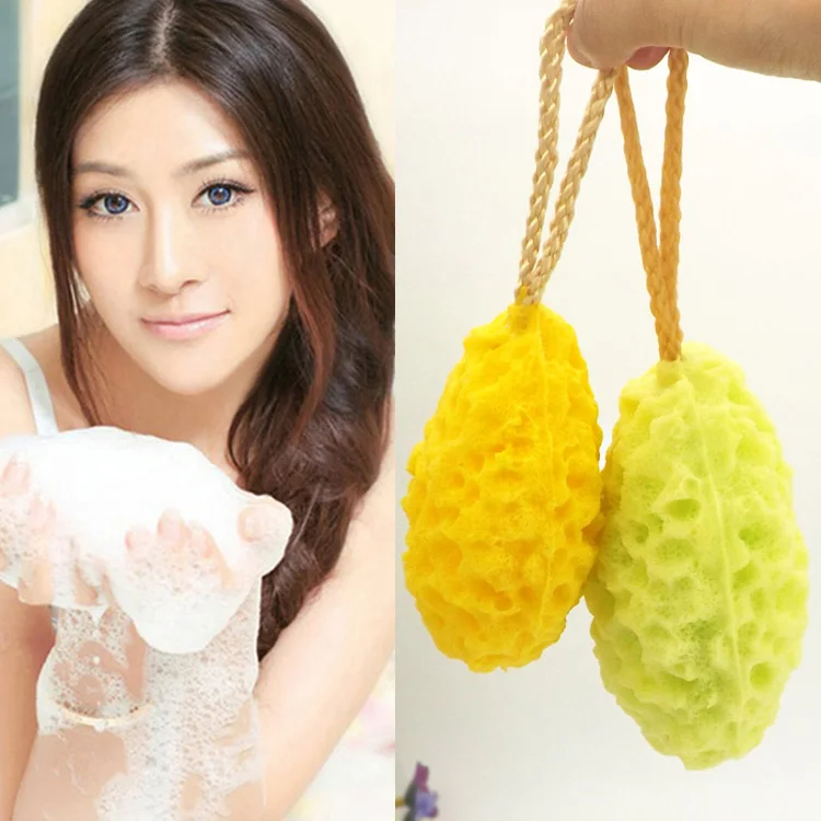 Мягкая губка для душа Спа Отшелушивающий инструмент мытья тела Очищающий