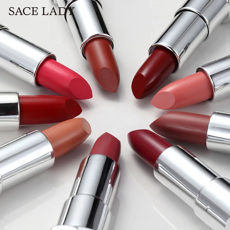 Лучшая шелковая матовая губная помада макияж 9 цветов водостойкая стойкая