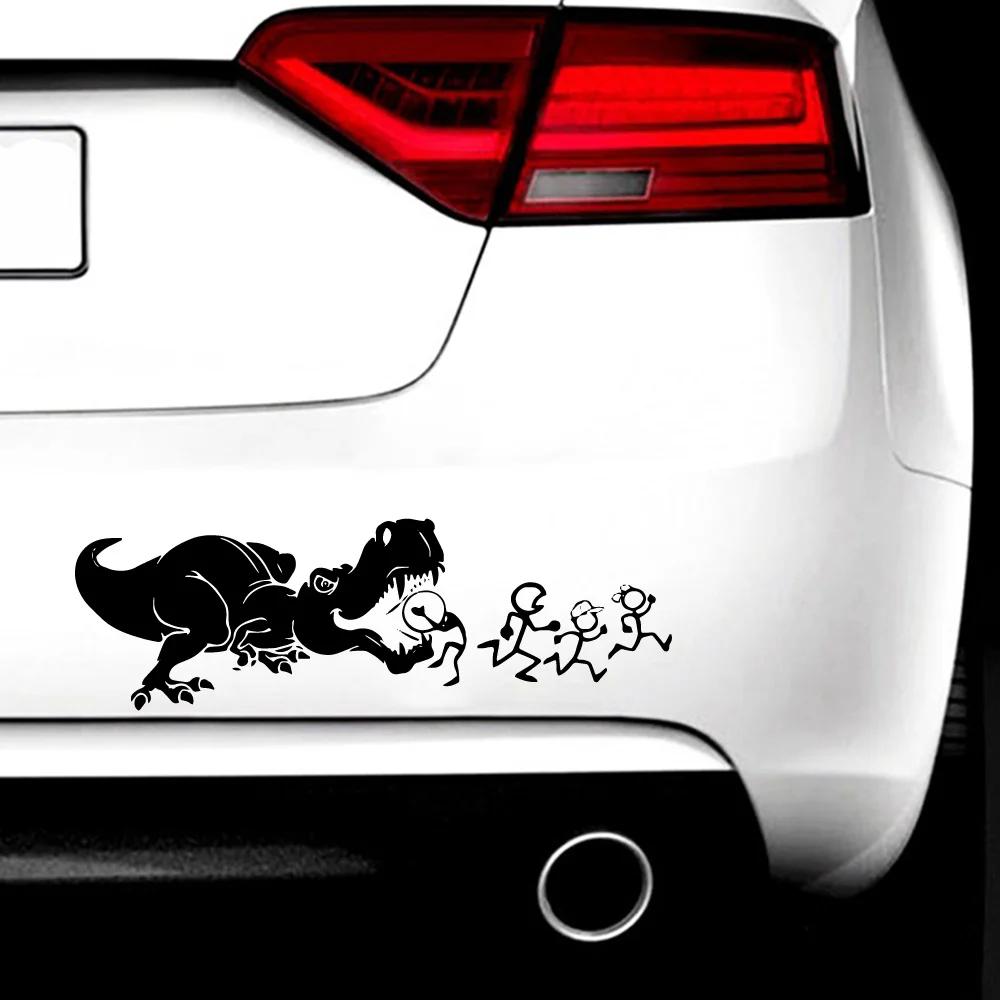 

Creative dinosaur Car Decal Funny Window Vinyl Decals Car Styling Self Adhesive Emblem Car Stickers