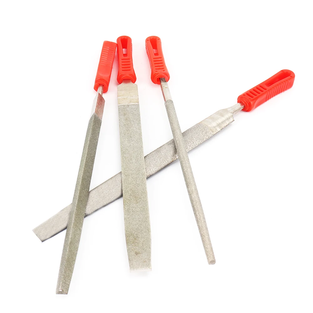 

6"8"10"Diamond Coated File Four shapes Hand Tool for Filing,Buffing,Grinding,Gritting Multifuctional Stone Glass Grinding Files