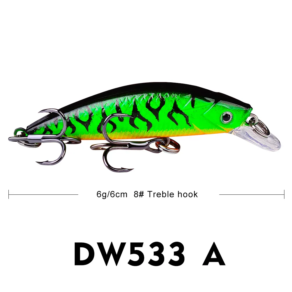 

1 Piece 6 cm 6 G Submerged Hard Bait Wobbler Jig Bait Crankbait Carp Striped Bass Pesca Fishing Tackle Swim Bait