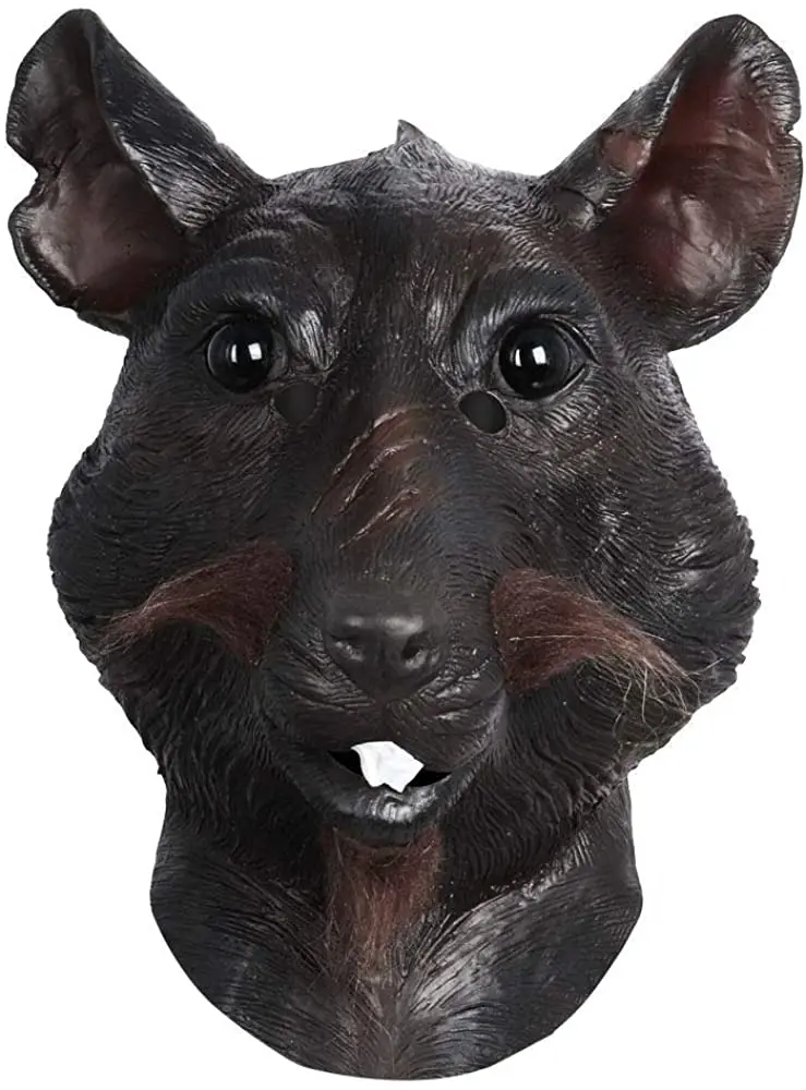 Латексная Маска Splinter мышь Игуана голова животного на все лицо полноголовая