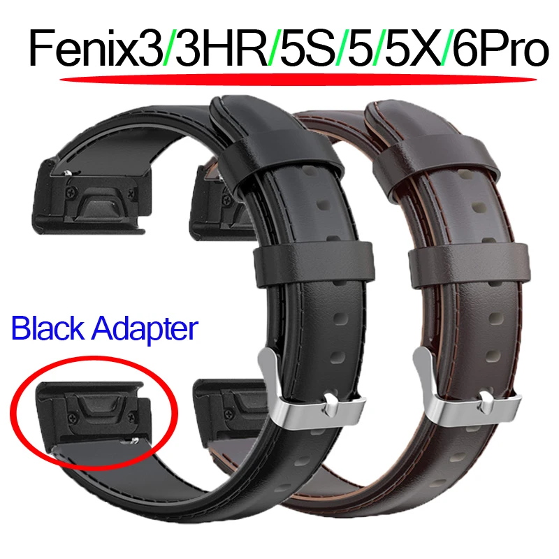 Кожаный ремешок COMLYO для Garmin Fenix 3 HR 5X Plus 6X Pro 5S plus 6s pro 5 6 D2 MK1 20 мм 22 26 браслет |