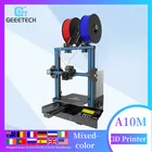 3D принтер Geeetech A10M Смешанная цветная печать, детектор нити и функция прерывания, большой размер печати 220*220*260 мм, сделай сам