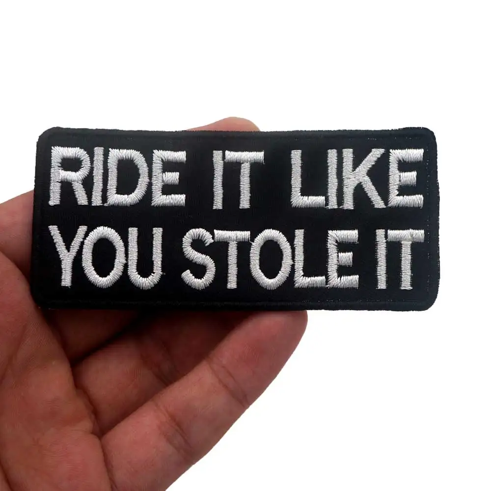 Нашивки для байкеров и мотоциклов с вышивкой креплением на крючок | Дом сад