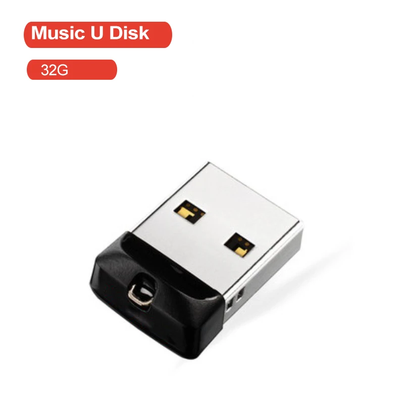 

Music U Disk Mini Car USB Car U Disk Speaker Music Dedicated U Disk 32G