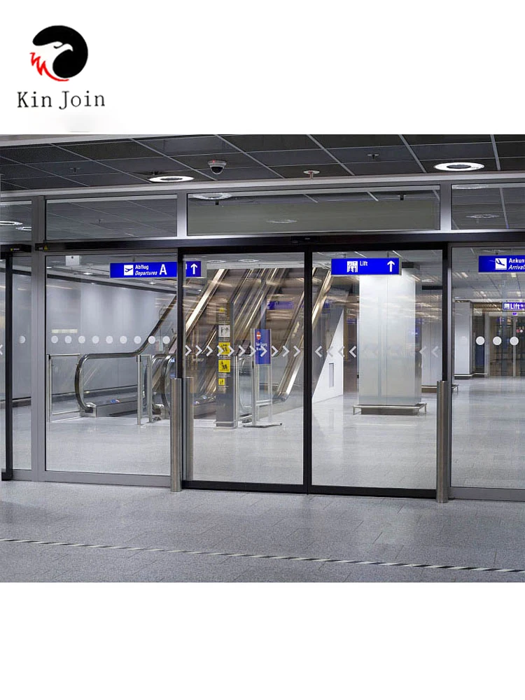

KINJOIN Electric Glass Door Double Door Sliding Door Automatic Door Opener For Shopping Malls,Hospitals, Et
