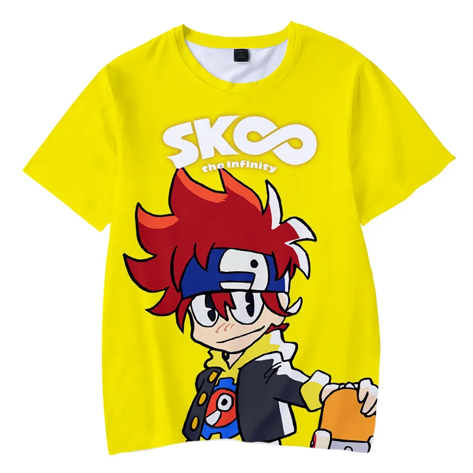

New Fashion T-Shirts Anime SK8 The Infinity t shirt 3D Print Streetwear Men Women Sport Casual T Shirts Harajuku Kids Tees Tops