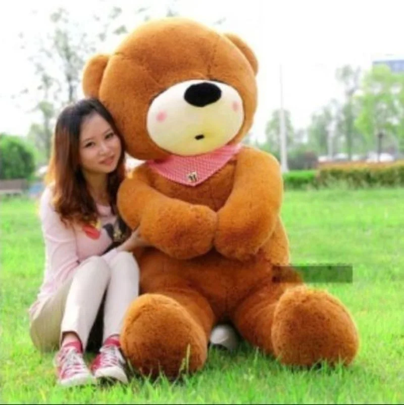 

55 "плюшевый мишка, мягкая игрушка, кукла, наполненная гигантским большим темно-коричневым огромным подарком, плюшевые набивные животные, ми...