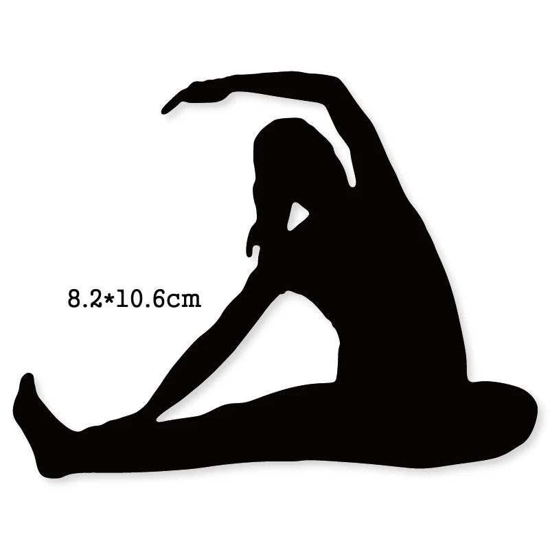 Металлическая резка штампов для женщин Йога 2020 Новое Ремесло Скрапбукинг штампы