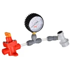 Диафрагма спандинг клапан Blowtie пищевой класса ацеталь диафрагма спандинг клапан набор-регулируемое сброс давления измерительный мячик 0-40 psi