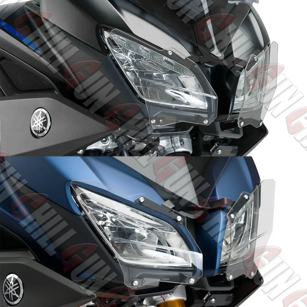 Защитная накладка на фару Headlight Protector Screen Protective Cover Headlamp Shield For YAMAHA MT-09 TRACER MT09 GT 2018 2019 2020 Tracer900.