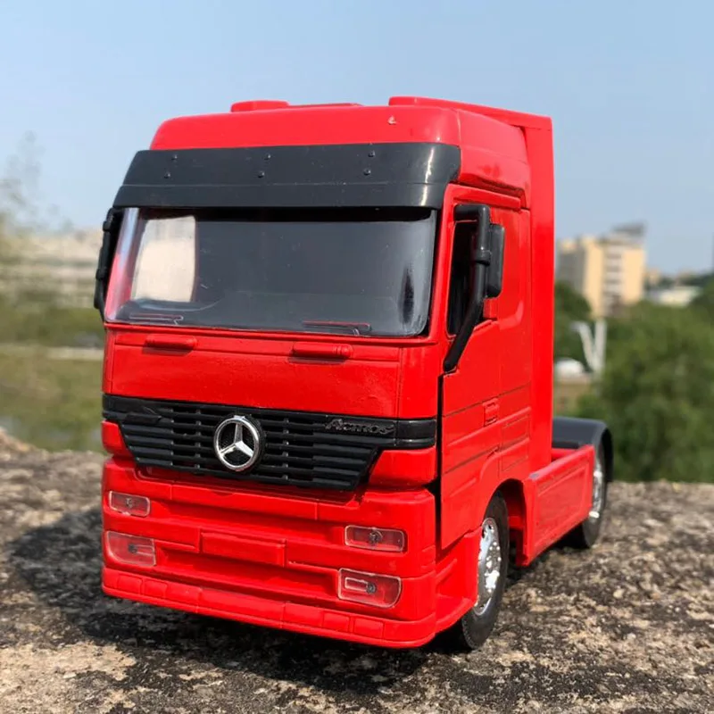 1:32 тяжелый грузовик Mercedes ACTROS литой из сплава коллекция моделей дисплей модель