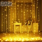Декоративная СВЕТОДИОДНАЯ Гирлянда-занавеска, 5 м x 3 м