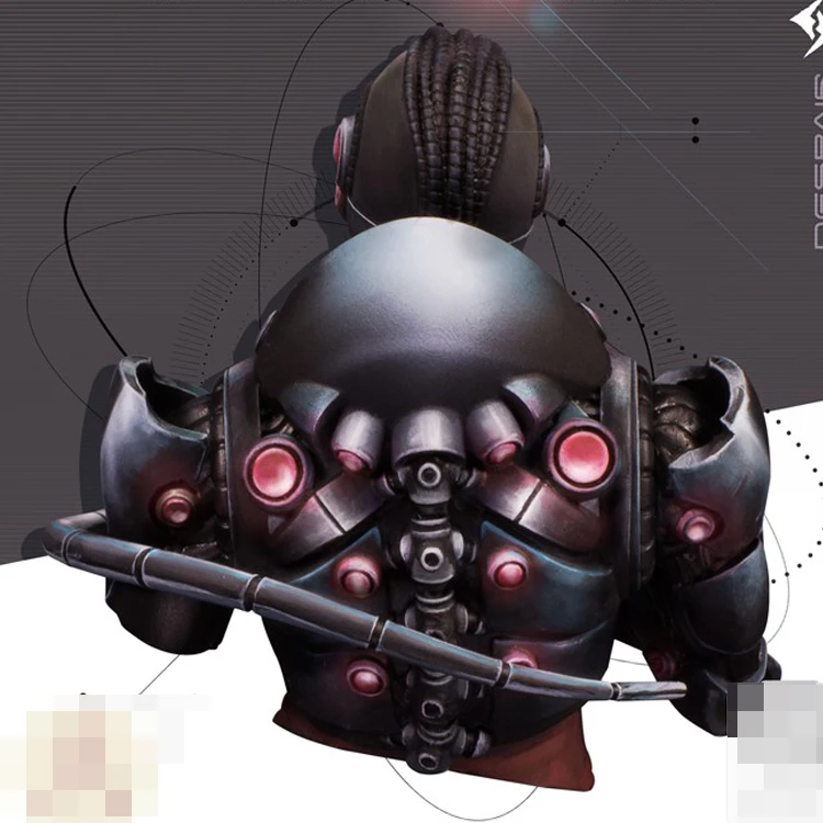 

1/12 Robot Warrior Despair Resin Bust Model X253