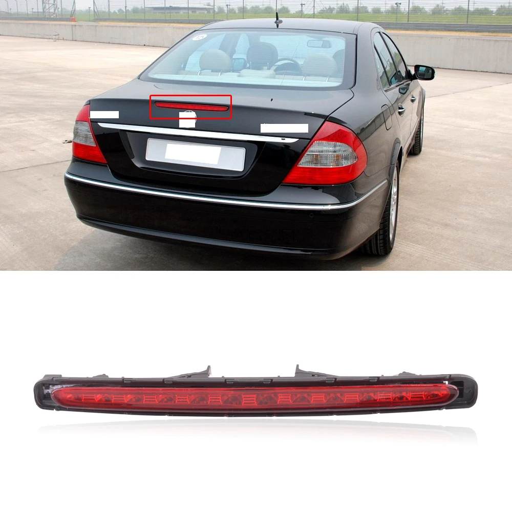 CAPQX для Mercedes для Benz E-Class W211 2003-2009 задний фонарь с высоким креплением светодиодный 3-й третий тормозной светильник дополнительная Тормозная лампа