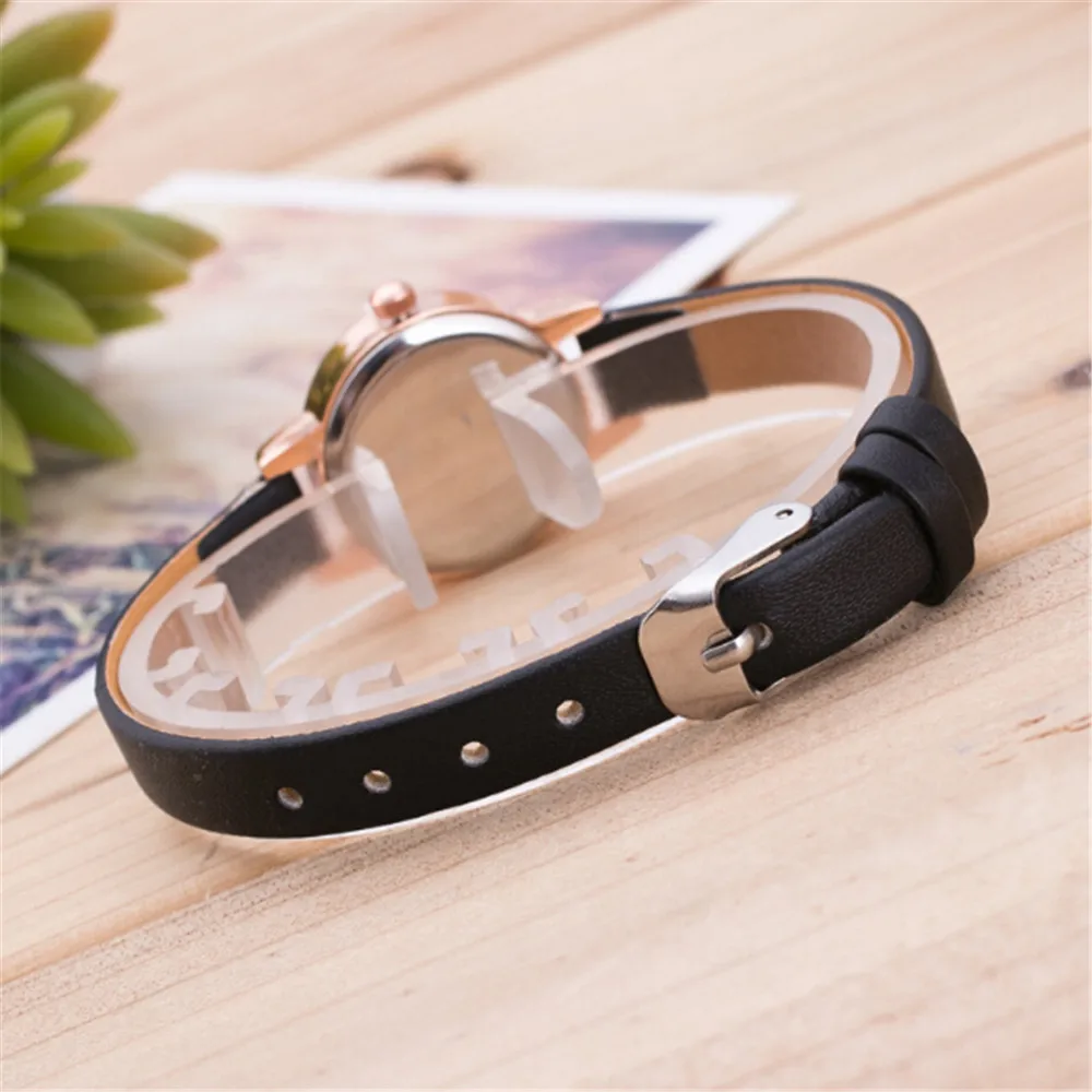 

Simple Style Women Watch Minimalist Fashion Ladies Leather Strap Watch Travel Souvenir Birthday Gifts Zegarek Damski Nice New