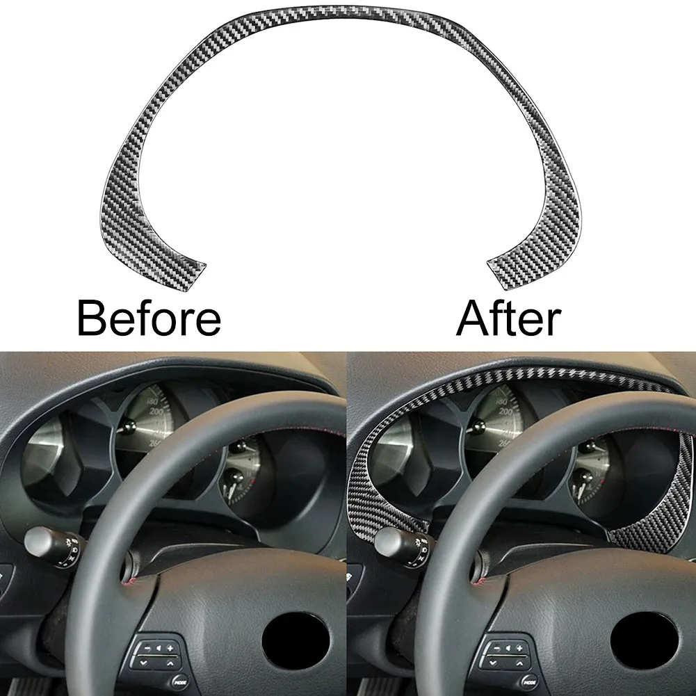 

For Lexus GS 2006-2011 Car Interior Instrument Panel Frame Cover Trim Carbon Fiber Style Car Interior Accessories