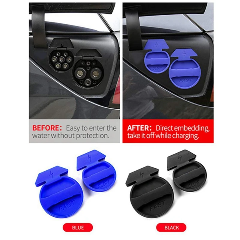 Крышка автомобильного зарядного порта для Tesla Model 3 водонепроницаемая